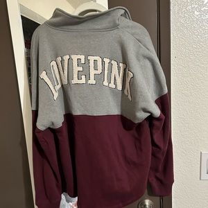 PINK half zip NWT